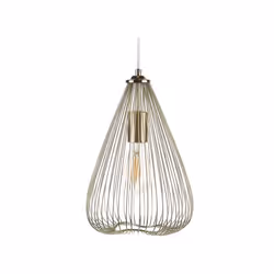 Lampe suspension en métal doré CONCA