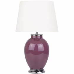 Lampe de chevet classique. Cette lampe de table au design classique vous illuminera ! En effet, sa forme, sa couleur et son s ...