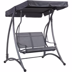 Canapé balançoire. Une balançoire de jardin non traditionnelle qui s'intégrera parfaitement dans un jardin ou un patio modern ...