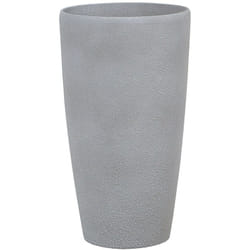 Beliani - Cache-Pot 58 cm en Pierre Grise Fibre de Verre pour Jardin Patio Médium Abdera