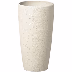 Cache pot en forme ronde. Le cache-pot en forme de vase s’intégrera aussi bien à l’intérieur qu’à l’extérieur. Au fond se tro ...