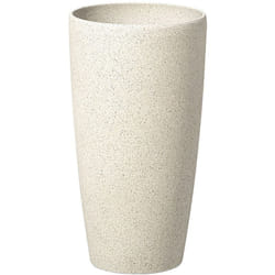 Beliani - Cache-Pot 42 cm en Pierre Beige Fibre de Verre pour Jardin Patio Petite Taille Abdera