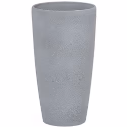 Cache pot en forme ronde. Le cache-pot en forme de vase s’intégrera aussi bien à l’intérieur qu’à l’extérieur. Au fond se tro ...