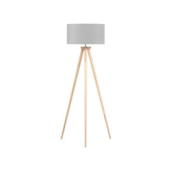 Lampadaire gris à trépied NITRA