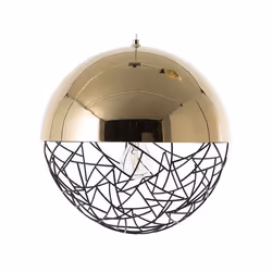 Lampe suspension doré PADMA