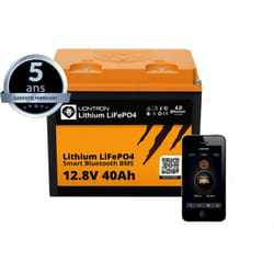 Batterie 40Ah lithium LiFePo4 Liontron avec bms intégré et Bluetooth