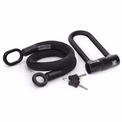 Antivol tissé kevlar 80 cm + antivol U Texlock