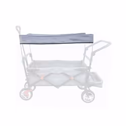 FUXTEC - Toit de protection solaire gris. Convient aux chariots de transport pliables Easy et Smart Cruiser Type de produit c ...