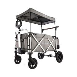 Chariot de jardin pliable Fuxtec Super Cruiser - transport charge 75 kg - Gris