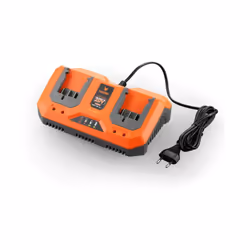 Double chargeur 2,4 Ah 20 V FX-E1LG3A &ndash le chargeur rapide tous les outils 20V de FUXTEC ! Le courant de charge est d' e ...