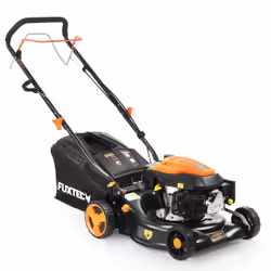FUXTEC FX-RM4346 tondeuse à gazon Marcher derrière un tracteur tondeuse Essence Noir, Orange