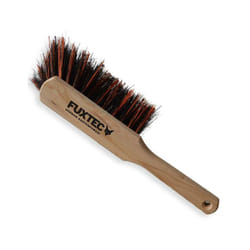 Fuxtec - Brosse de nettoyage manche en bois et poils robustes