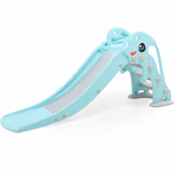 Baby Vivo Toboggan pour enfants / Toboggan - Dauphin en Turquoise Le toboggan pour enfants : un jeu super amusant pour les pl ...