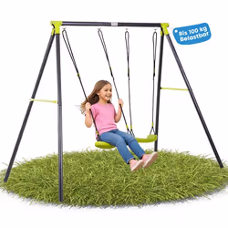 Balançoire pour les Enfants - Baby Vivo - Balançoire Deux - Jusquà 100 kg - Balançoire Jardin Aire de Jeux