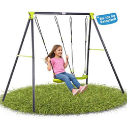 Balançoire pour les Enfants - Baby Vivo - Balançoire Deux - Jusquà 100 kg - Balançoire Jardin Aire de Jeux