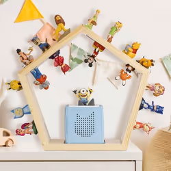 Baby Vivo Étagère pour Toniebox avec rangement magnétique pour plus de 20 Tonies Pentagon