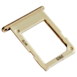 Samsung Galaxy J5 2017 (SM-J530F) On6 (SM-J600GZ) J7 (SM-J730F) Tiroir Carte SIM Remplacement Original Doré
