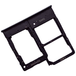 Tiroir Carte Dual SIM et Support Micro-SD Hybrid pour Samsung Galaxy A20e Piece de Remplacement Original Noir