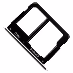 Samsung Galaxy A3 (2016) et A5 (2016) Tiroir Carte SIM et Support SD Piece de Remplacement Original Noir