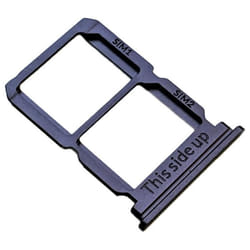 OnePlus 5 (A5000) Tiroir Carte Dual Nano SIM Piece de Remplacement Original Gris Ardoise Aluminium