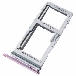 Tiroir Carte Dual SIM et Support SD pour Samsung Galaxy S20 S20 5G Piece de Remplacement Original Rose