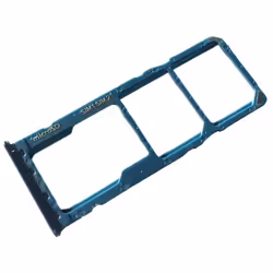 Tiroir Carte Dual SIM et Support micro-SD pour Samsung Galaxy A50 Piece de Remplacement Original Bleu