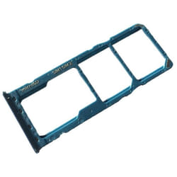 Tiroir Carte Dual SIM et Support micro-SD pour Samsung Galaxy A50 Piece de Remplacement Original Bleu