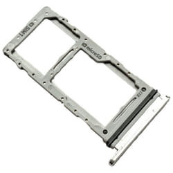 Tiroir Carte SIM et Support micro-SD pour Samsung Galaxy A90 5G Piece de Remplacement Original Blanc