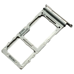 Tiroir Carte SIM et Support micro-SD pour Samsung Galaxy S20 Ultra Piece de Remplacement Original Blanc