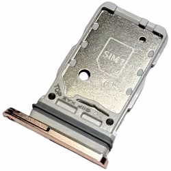 Tiroir Carte Dual SIM pour Samsung Galaxy S21 5G (G991B G991B-DS) Piece de Remplacement Original Violet
