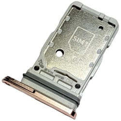 Tiroir Carte Dual SIM pour Samsung Galaxy S21 5G (G991B G991B-DS) Piece de Remplacement Original Violet