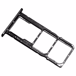 Tiroir Carte Dual SIM et Support Micro-SD pour Huawei Y5 2019 Piece de Remplacement Original Minuit Noir