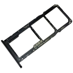 Tiroir Carte Dual SIM et Support Micro-SD pour Huawei Y6p Piece de Remplacement Original Minuit Noir