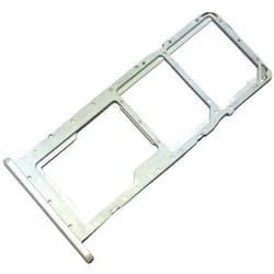 Tiroir Carte Dual SIM et Support SD pour Samsung Galaxy A02s (A025F-DS) Piece de Remplacement Original Blanc