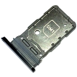 Tiroir Carte Dual SIM pour Samsung Galaxy S21+ 5G (G996B G996B-DS) Piece de Remplacement Original Noir