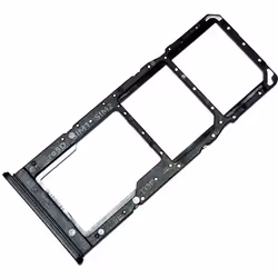 Tiroir Carte Dual SIM et Support micro-SD pour Samsung Galaxy A12 Piece de Remplacement Original Noir