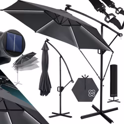 KESSER Parasol - votre compagnon idéal pour l'été, robuste, protection UV, Incl. couverture, angle d'inclinaison réglable, éc ...