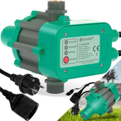 Kesser - Pressostat Commande de pompe Arrosage de jardin avec câble Vert