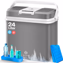 KESSER KE-24L Glacière thermoélectrique ; la glacière Kesser de 24 litres vous fournit des boissons fraîches en été et des pl ...