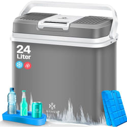 Kesser - Glacière 24 litres refroidissement et chauffage Glacière thermoélectrique 12 Volts et 230 Volts Mini-réfrigérateur pour voiture et camping