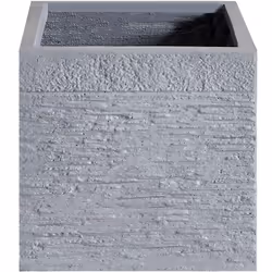 Cache-pot en forme de cube 30 cm. Ce cache-pot en forme de cube s’intégrera aussi bien à l’intérieur qu’à l’extérieur. Au fon ...
