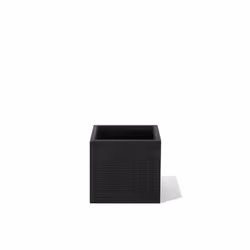 Beliani - Pot de fleurs noir 30 cm PAROS