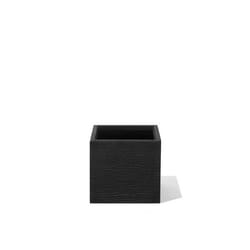Beliani - Pot de fleurs noir 30 cm PAROS