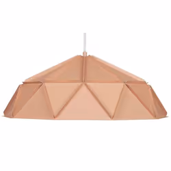 Lampe suspension rose SENIA