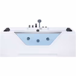 Bain à remous. Profitez de moments de félicité quotidiens dans cette baignoire moderne et relaxante. Fabriquée en acrylique b ...