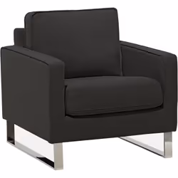 Fauteuil gris graphite moderne. Ce fauteuil à dossier bas conviendra parfaitement dans une bibliothèque au style moderne ou d ...