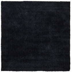 Beliani - Tapis Poils Longs Shaggy Noir en Polyester et Coton Très Doux au Toucher pour Chambre ou Salon au Style Moderne 200 x 200 cm