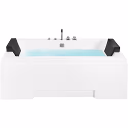 Description générale Le bain à remous rectangulaire est conçu pour s'intégrer parfaitement dans une salle de bains moderne. A ...