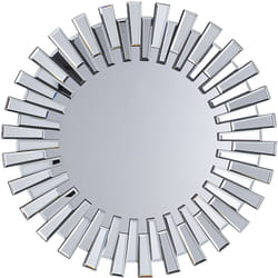 Miroir mural doré avec cadre moderne