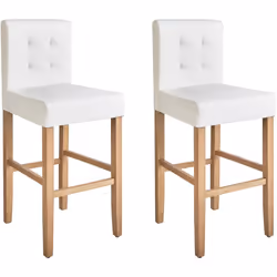 Lot de 2 chaises de cuisine modernes. Fabriquées en cuir PU de haute qualité, agréables au toucher et faciles d'entretien, ce ...